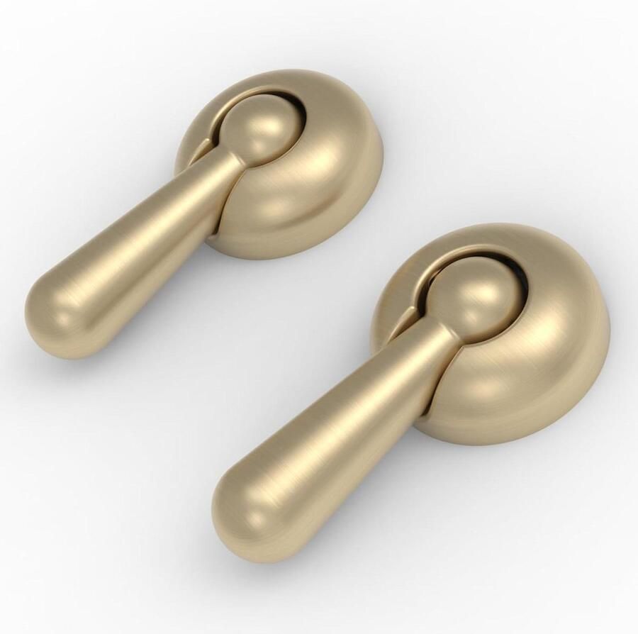 Allecto Premium Set van 4 gouden messing keukenkast handgrepen Deurgrepen voor keukenkasten Stijlvolle gouden keuken handgrepen