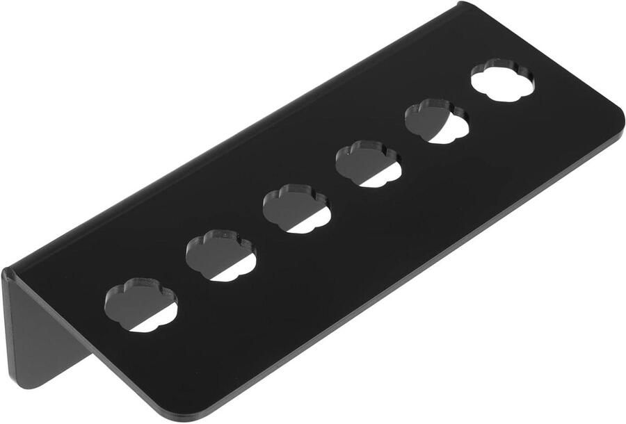 Allecto Premium Transparante kappersschaarhouder voor aan de muur Acryl cosmetica wandrek met wandmontage Stijlvolle opbergoplossing voor kappers