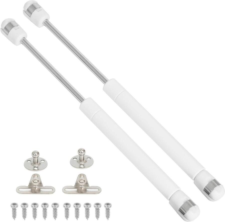 Allectto Plus Gasveren 100N 2 Stuks Wit Keukenkast Deurondersteuning