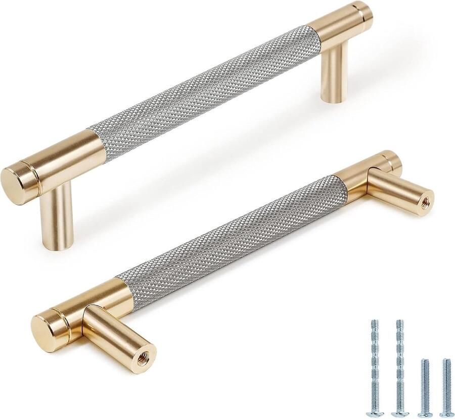 Aluminium Kastgrepen Meubelgrepen voor Keuken 6 stuks