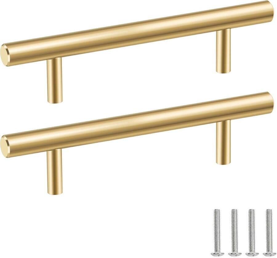 Aluminium Meubelgrepen Keukengrepen 4 stuks Goud 150mm