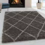 Alvor Vloerkleed Taupe Ø 120cm Rond - Thumbnail 1