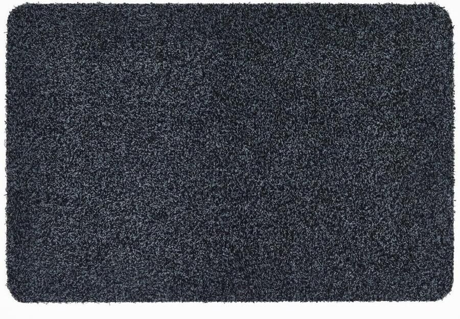 Andiamo deurmat Samson vuilvangmat van katoen voor de entree van het huis te gebruiken als deurmat binnen deurmat in overdekte buitenruimtes of als huisdierenmat 40 x 60 cm antraciet