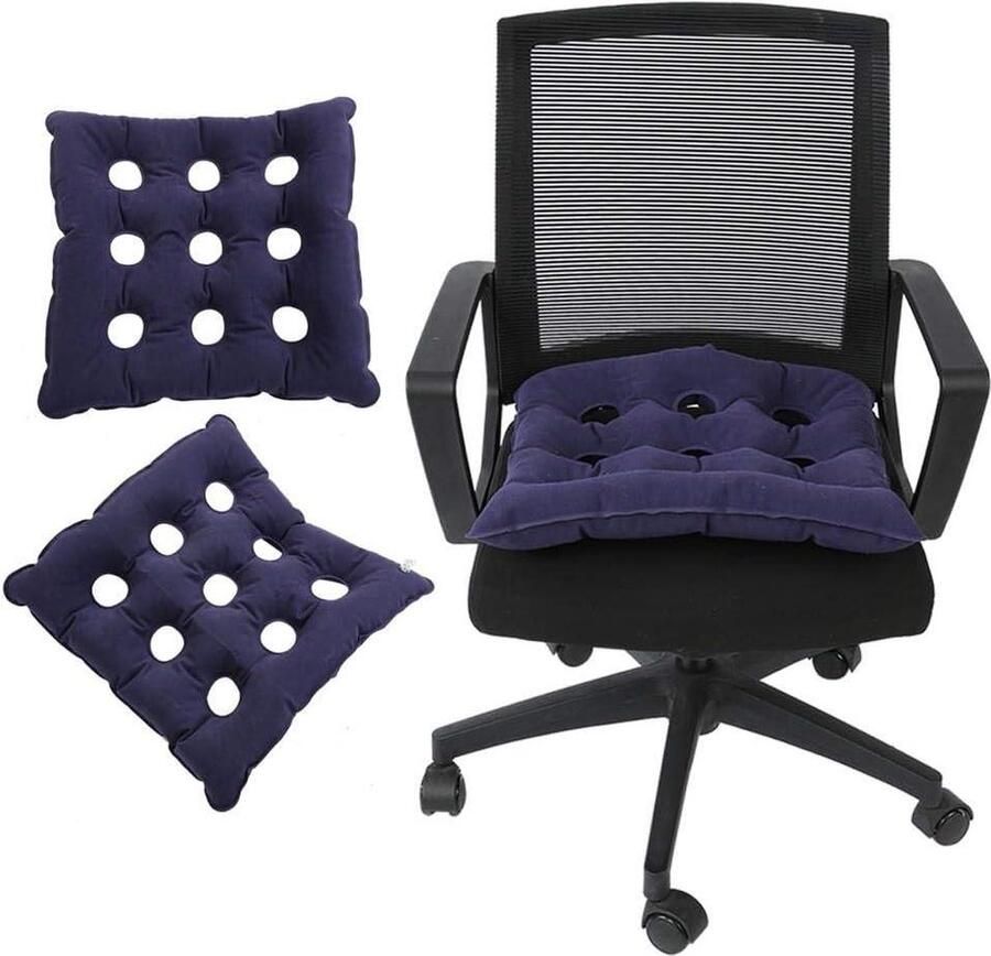 Anti-decubitus opblaasbaar luchtkussen voor rolstoel en kantoor comfortabel en luchtig ideaal voor medische stoel bureaustoel en auto