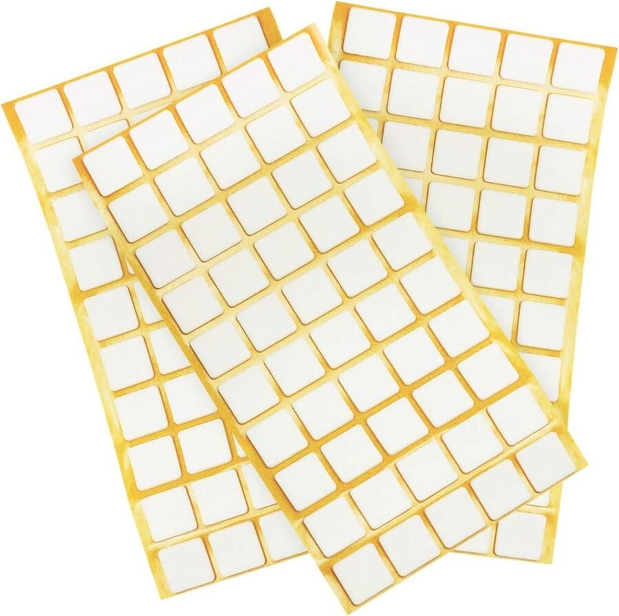 Anti-slip pads EPDM wit 20-20 mm 150 stuks ASP-25-SA-WH-2020-50-3