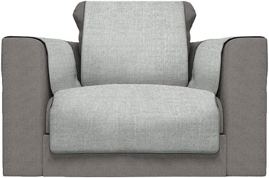 Anti-Slip Sofa Cover voor 1-zitsbank in Grijs Extra Comfort