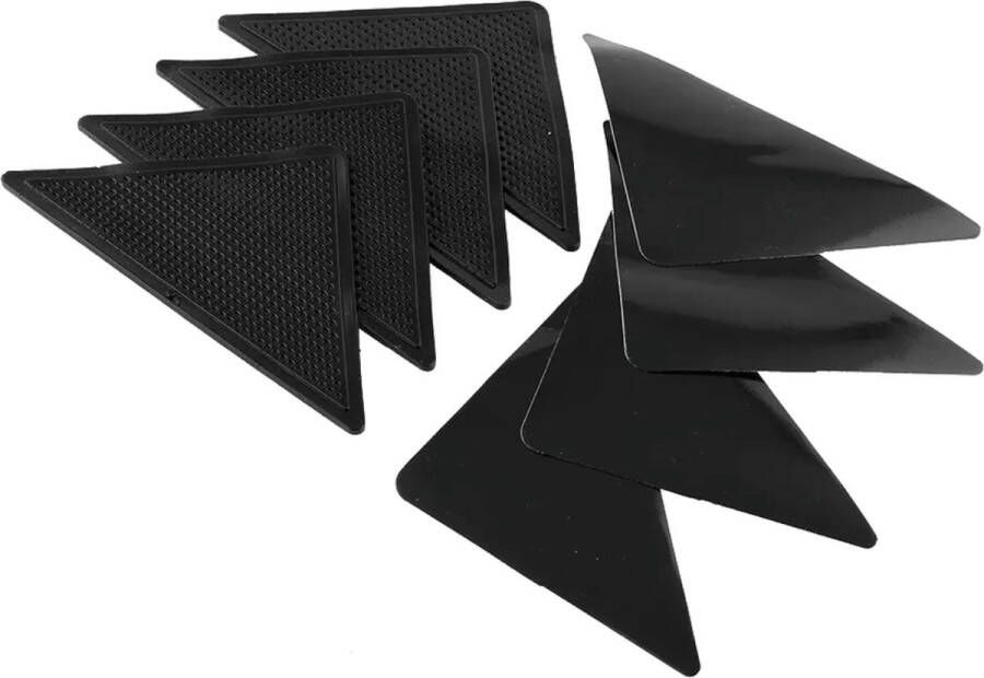 Anti-slip Sticker Nooit meer uitglijden op je tapijt 4 stuks Tapijt Tape Dubbelzijdig Dubbelzijdige Vloerkleed Kleefband Verwijderbaar Gripstickers voor op douchemat en vloerkleed Herbruikbaar Tapijt sticker Tapijt grip - Foto 2