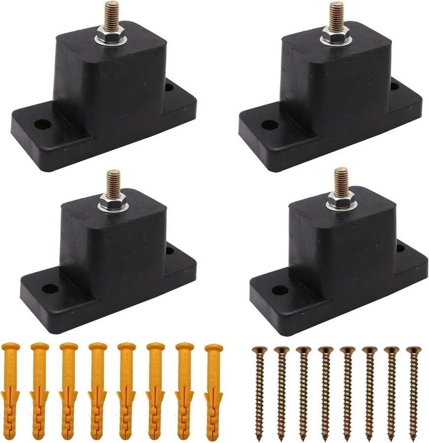 Anti-Vibratie Airconditioner Montagebeugel Schokbestendige Pads Rubber Trillingen Isolator Montage Voor Outdoor Airconditioner Accessoires
