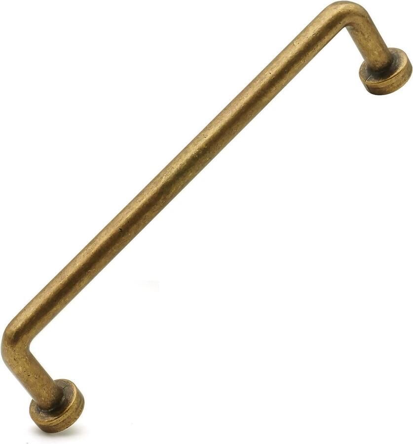 Antiek bronzen keukenkast handgrepen 128mm 6 stuks