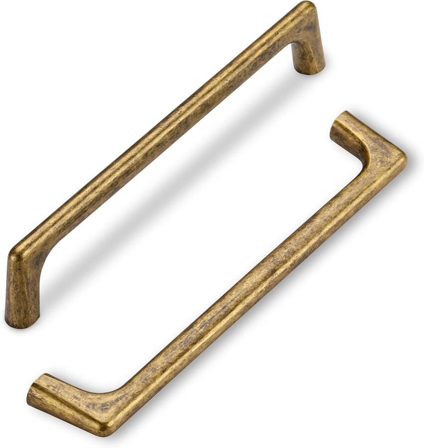 Antieke bronzen kastgrepen 6-stuks 96 mm gatafstand