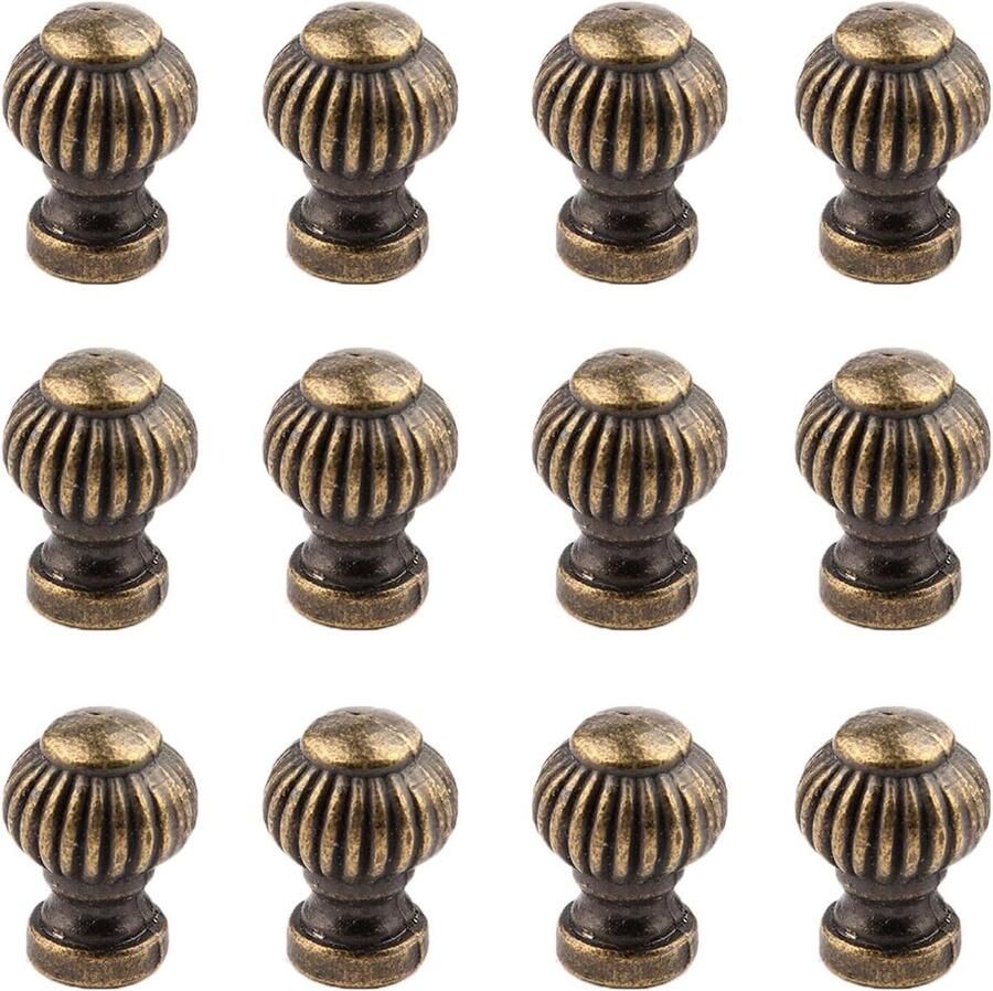 Antieke Bronzen Meubelknoppen 20 Stuks Vintage Styling