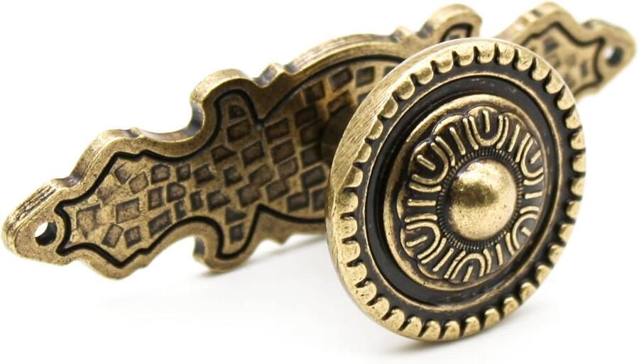 Doja Barcelona Vintage Meubelknoppen 4 stuks Antiek Goud