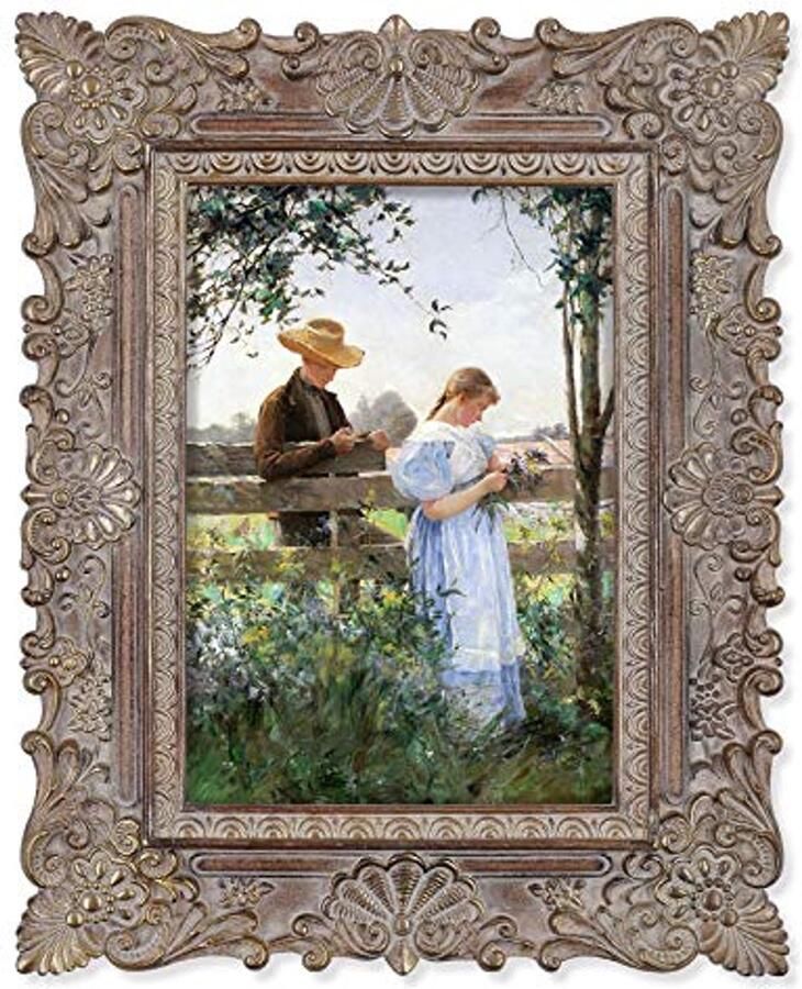 Antieke Stijl Fotolijsten 5x7 Vintage Fotolijst voor Tafel en Wand