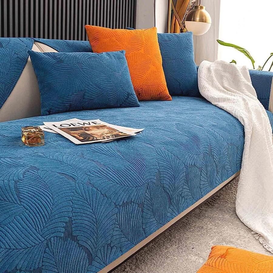 Antislip Bankhoes Duurzame Bankenbeschermer voor Hoekbanken en L-Vormige Banken Bescherming tegen Dierenharen en Krassen H 70 x 180 cm