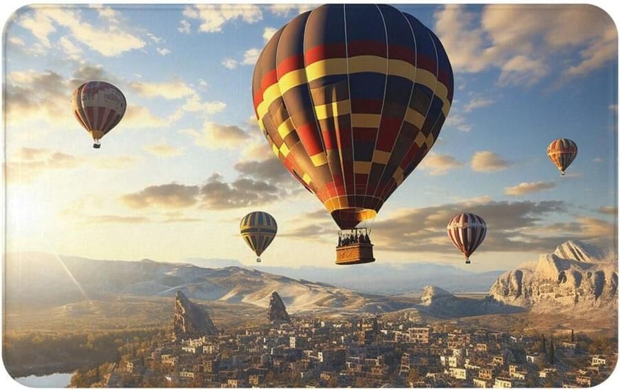 Antislip Deurmat voor Binnen en Buiten Wasbare Welkomstmat 50 x 80 cm Super Absorberend en Duurzaam Vloerkleed