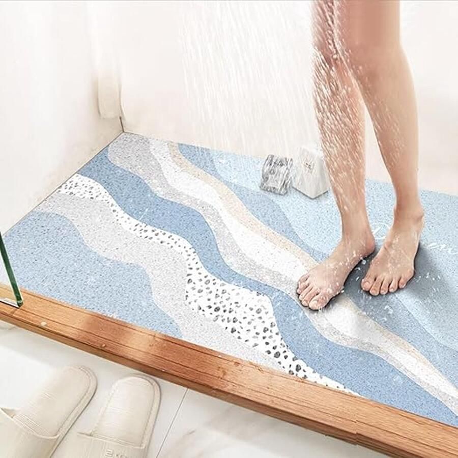 Antislip douchemat voor buitendouche badmat van pvc schimmelbestendig badkamer en natte douche