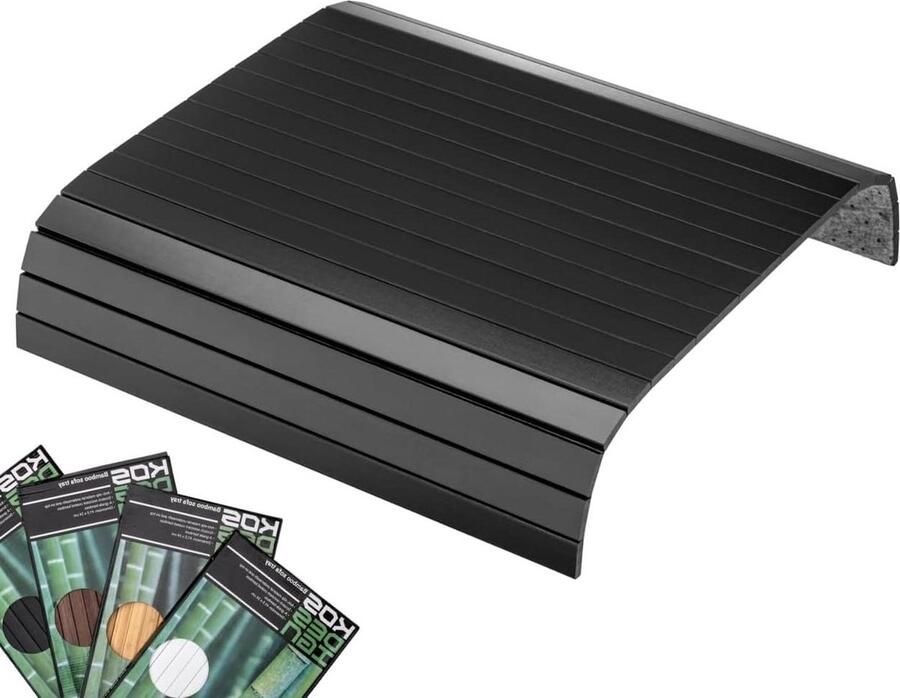 Antislip Flexibele Bamboe Arm Tray Table Duurzame Bank Arm Tafel Elegant Design Natuurlijke Kleur Sofa Armsteun Lade Past In Elk Interieur