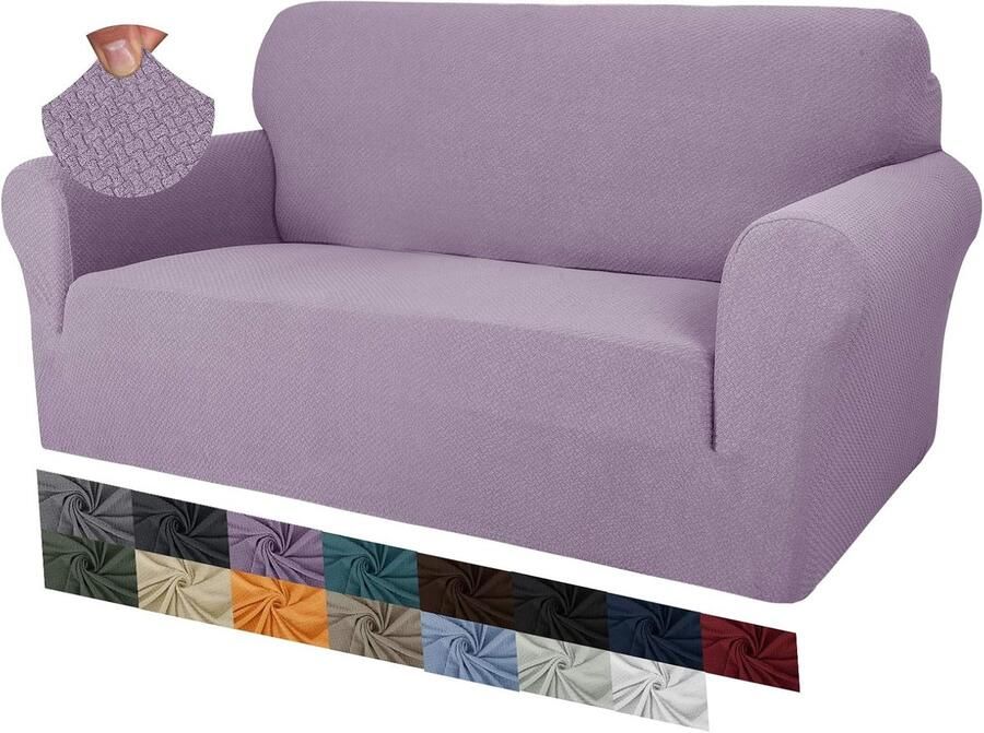 Antislip Jacquard Bankovertrek voor 2-zits Loveseat Stretch en Huisdiervriendelijk