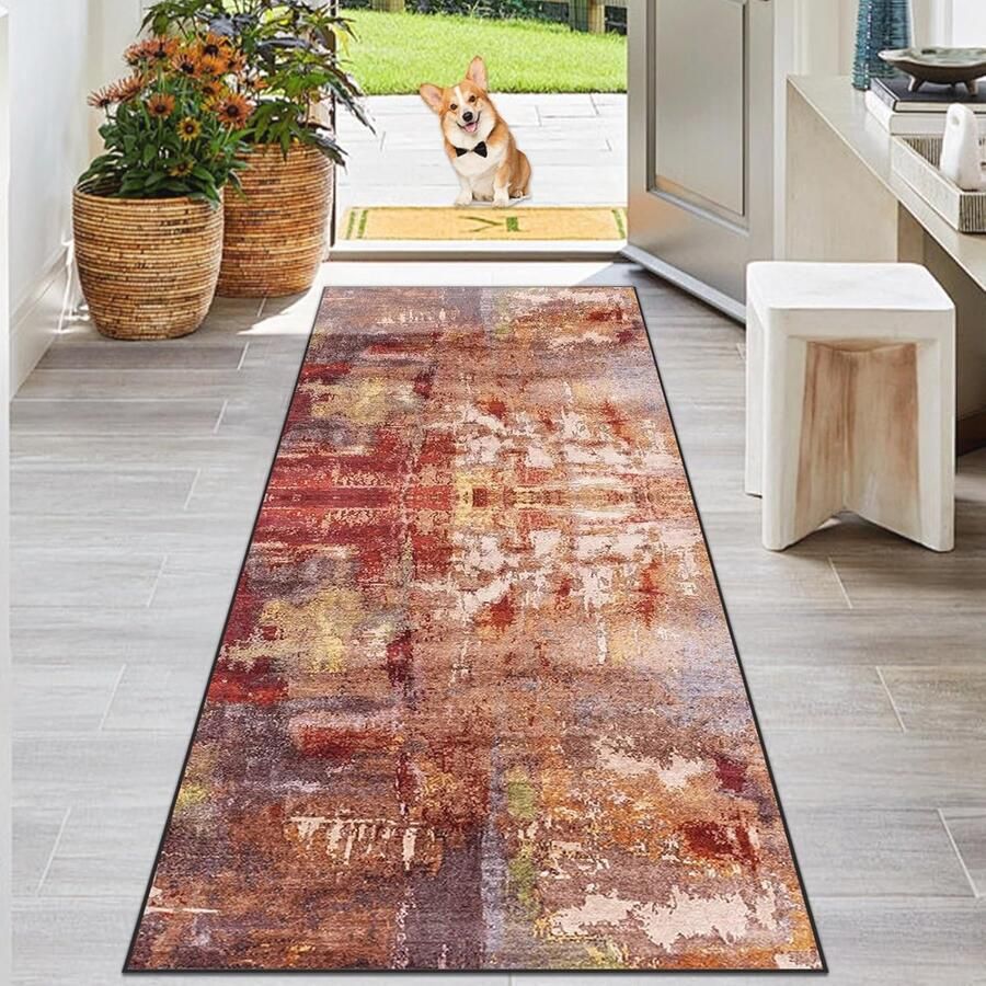 Antislip Keukenloper Modern Wasbaar Vloerkleed Zacht en Laagpolig 50 x 150 cm