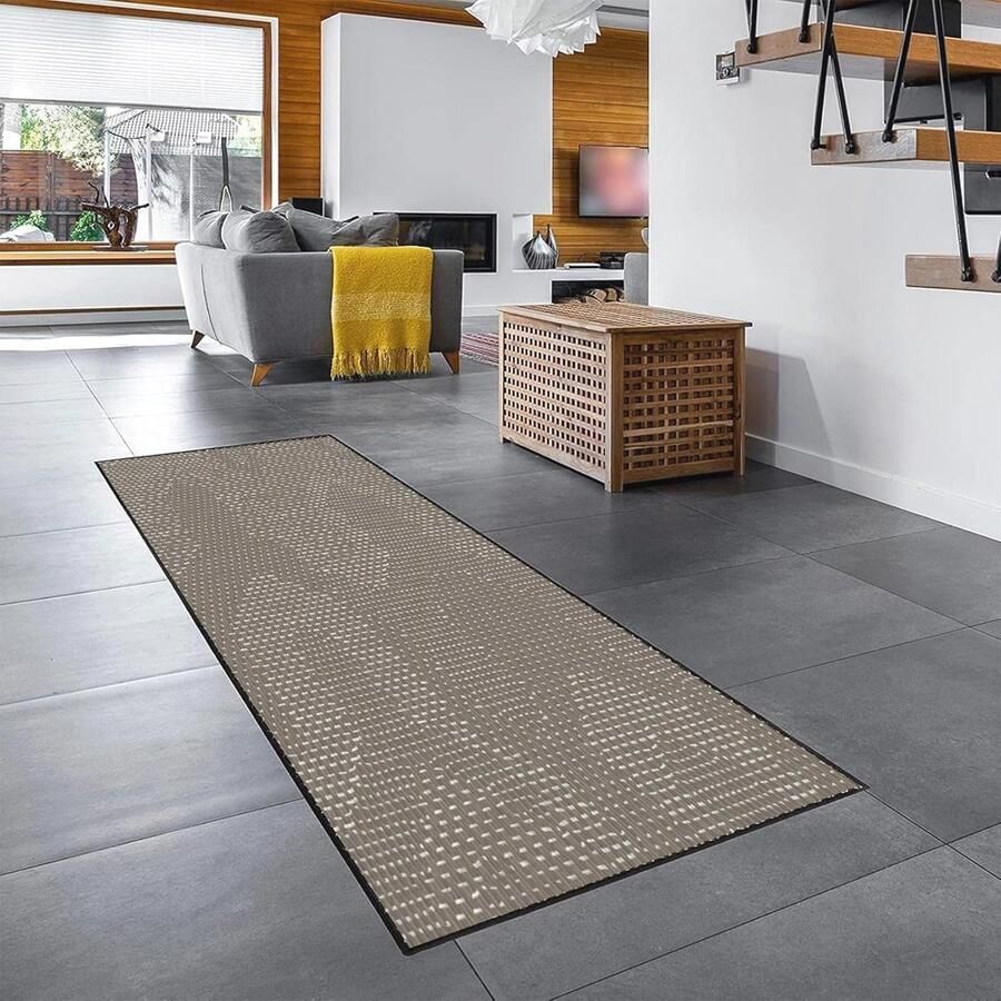 Antislip Keukenloper Tapijt 50 x 150 cm Modern Wasbaar en Geluidsdempend Vloerkleed voor Keuken Hal en Woonkamer