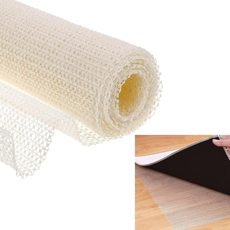 Antislip mat voor tapijt Tapijtonderlegger 120x200 cm Stevige onderlaag tegen verschuiven Geschikt voor vloerkleden en matrassen Houdt tapijten veilig op hun plaats