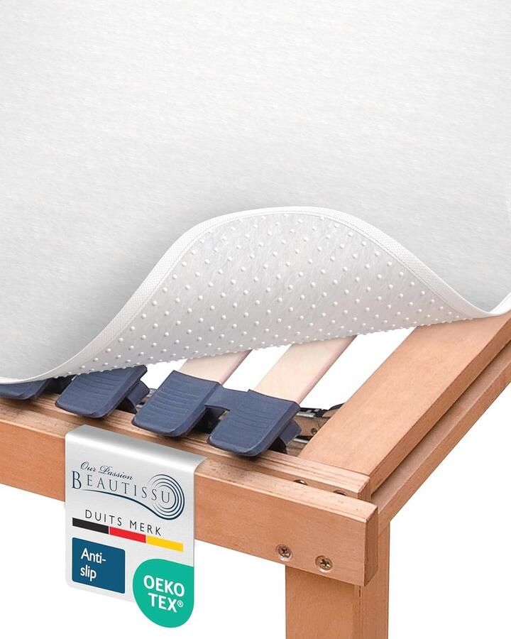 Antislip Matrasbeschermer 70x140 cm Viltbeschermer voor Lattenbodem met Noppen