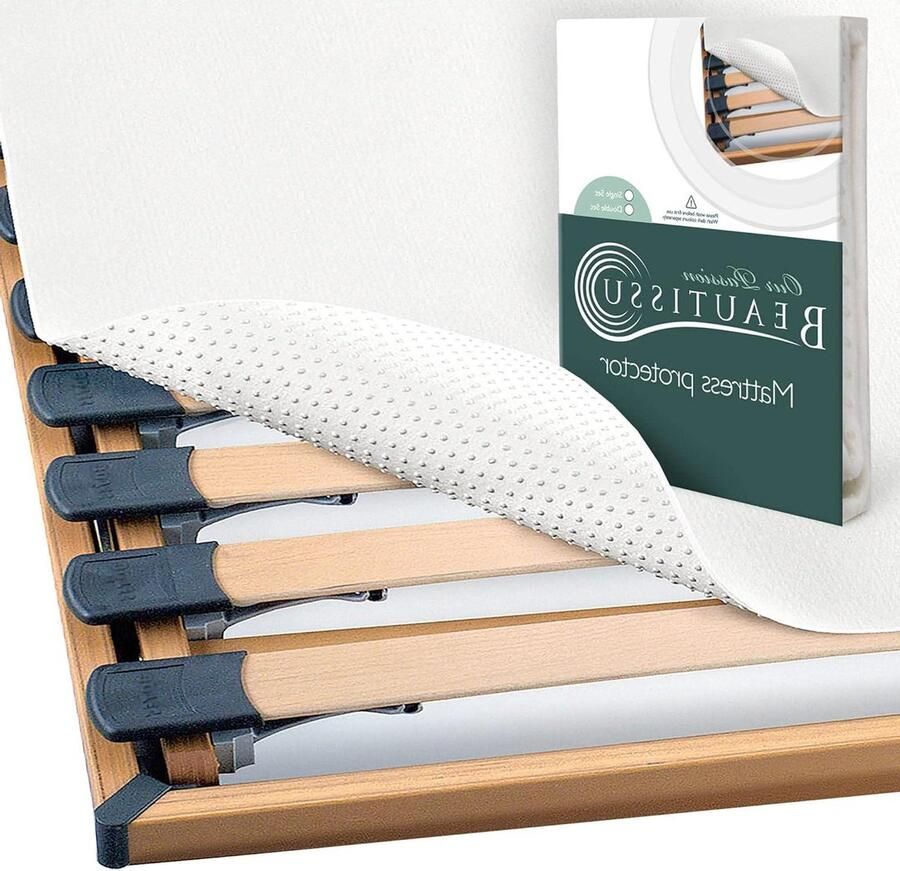 Antislip Matrasbeschermer Noppen Matrasonderlegger 140x200 cm Viltbeschermer Lattenbodem Bescherming Lattenbodem BEAUTECT matrasbeschermer 140x200