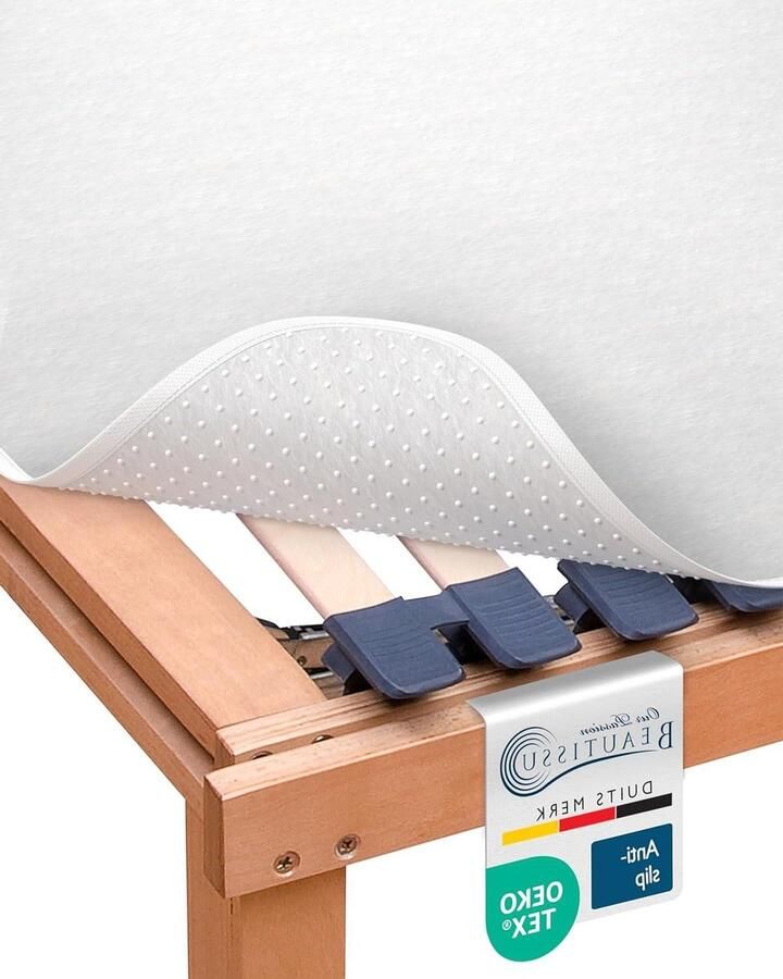 Antislip Matrasbeschermer met Noppen Matrasonderlegger 140x200 cm Viltbeschermer voor Lattenbodem Bescherming Lattenbodem