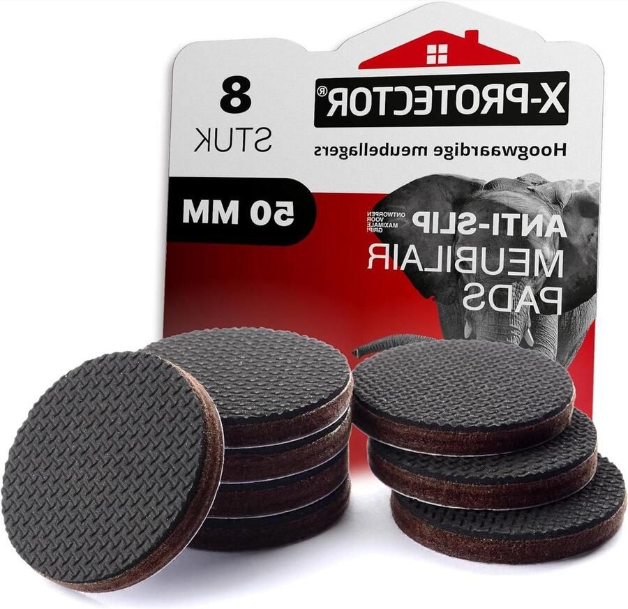 Antislip Meubelpads 50mm Premium Stoelpootbeschermers Rubber Vloerbeschermers Stoel Rubber Antislip Pads Meubels Op Hun Plaats Houden stoelpootbeschermers