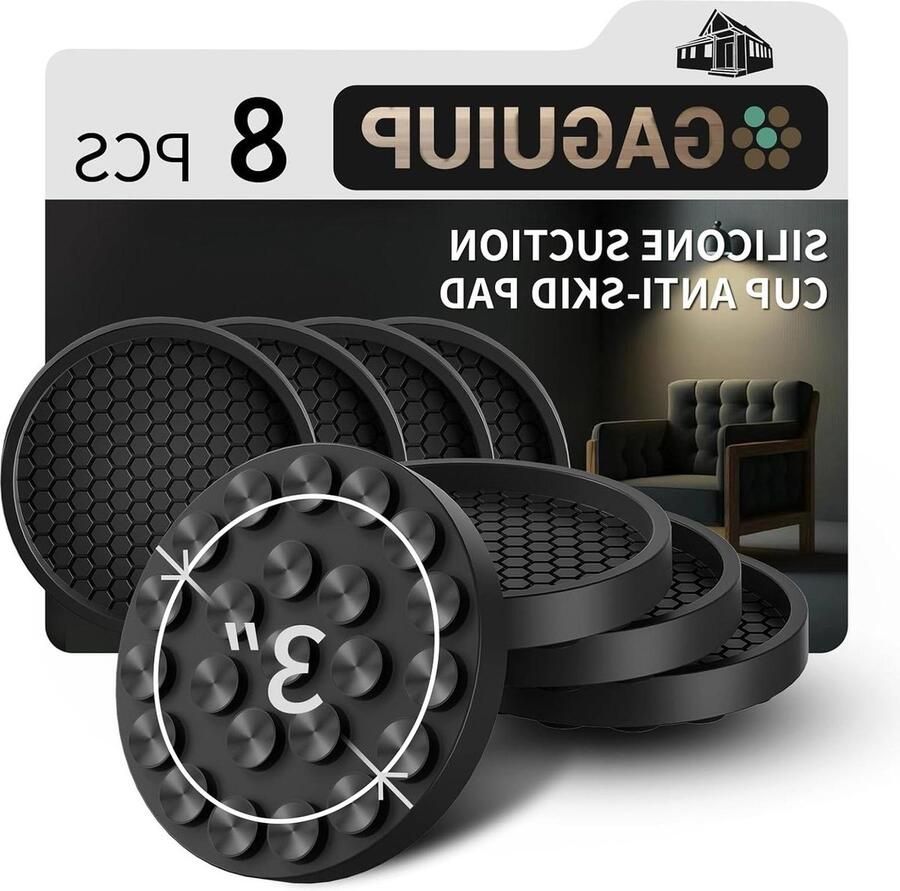 Antislip meubelpads Premium meubelgrijpers 3 inch Zelfklevende zuignap rubberen voetjes Meubelpoten Ideale vloerbeschermers Houd meubels op hun plaats