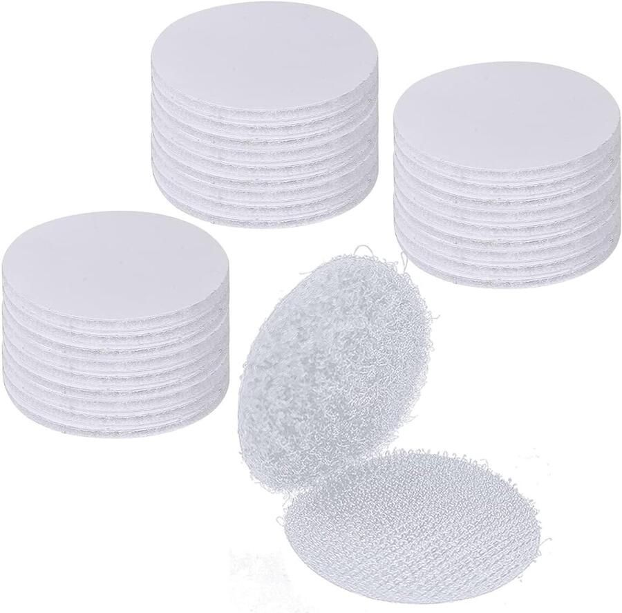 Antislip Pads 50 paar Antislip ondertapijt PVC Antislip Pads voor Onder Het Tapijt Deurmatten Herbruikbaar Anti Curling Tapijt Tapijttape Tapijt woonkamer Vloerkleed 6cm Wit