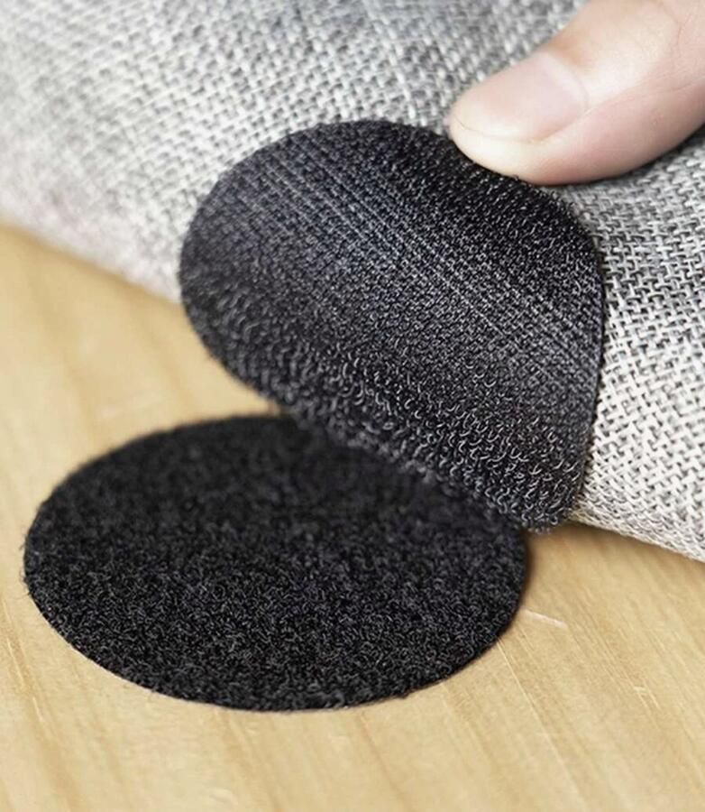 Antislip sticker Vloerkleed kleefband Antislip pads Tapijt Deurmatten Zwart