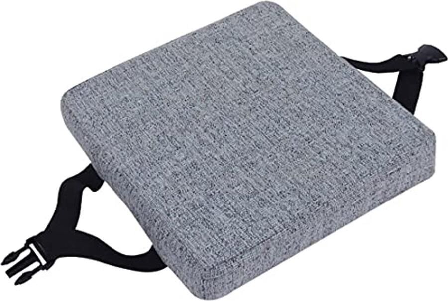 Antislip Stoel Zitkussen Dikke Kussens voor Eetkamerstoelen en Krukken (25x25cm Grijsblauw)