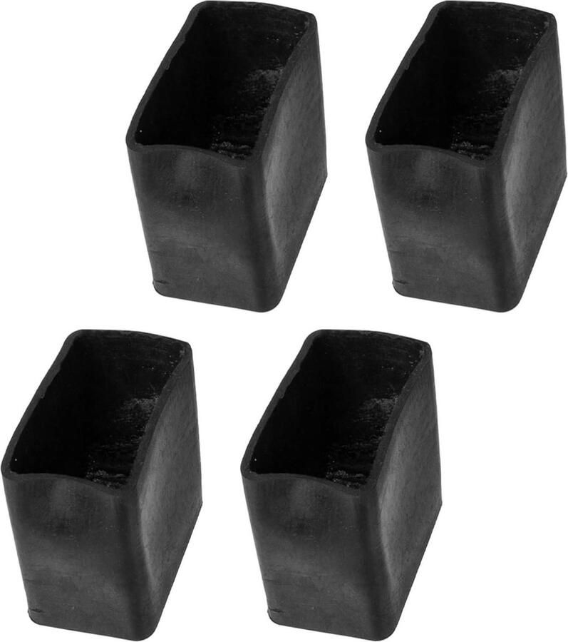 Antislip stoelsokken voor ladderpoten 4 stuks rubberen pads zwart ladder accessoires