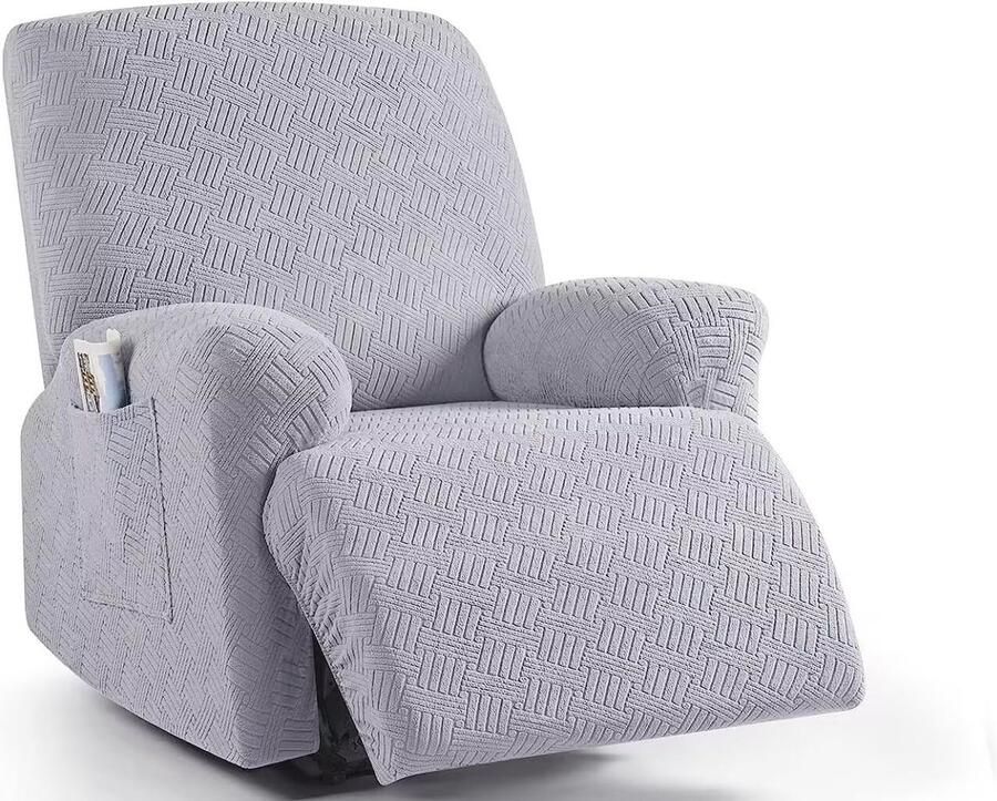 Antislip Stretch Fauteuil Cover 4-delig voor Relaxfauteuil