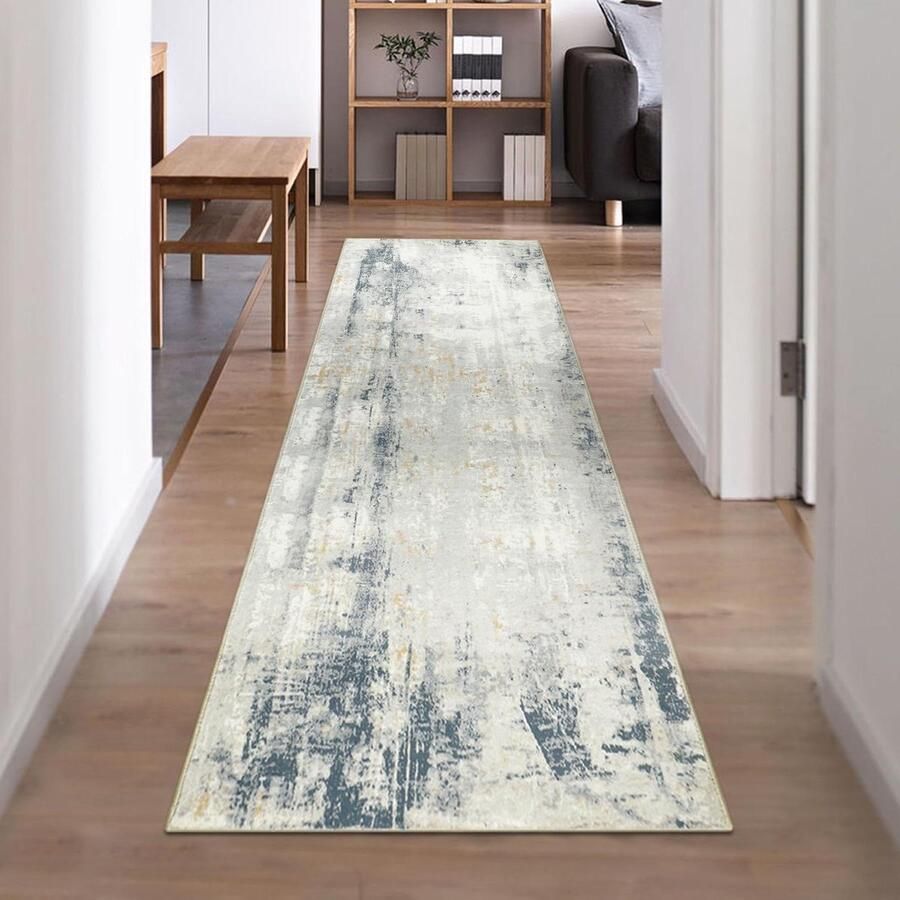 Senza Marchio Antislip tapijtlopers voor gangen Halllopers vloerkleden Lange gangtapijt keukentapijtloper Wasbaar tapijt vloermat voor hal Entree keuken wasruimte woonkamer