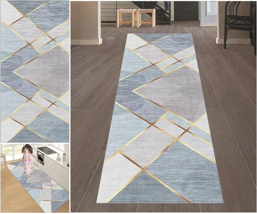 Antislip Vloerkleden en Lopers 50 x 150 cm Wasbare en Absorberende Deurlopers voor Huizen
