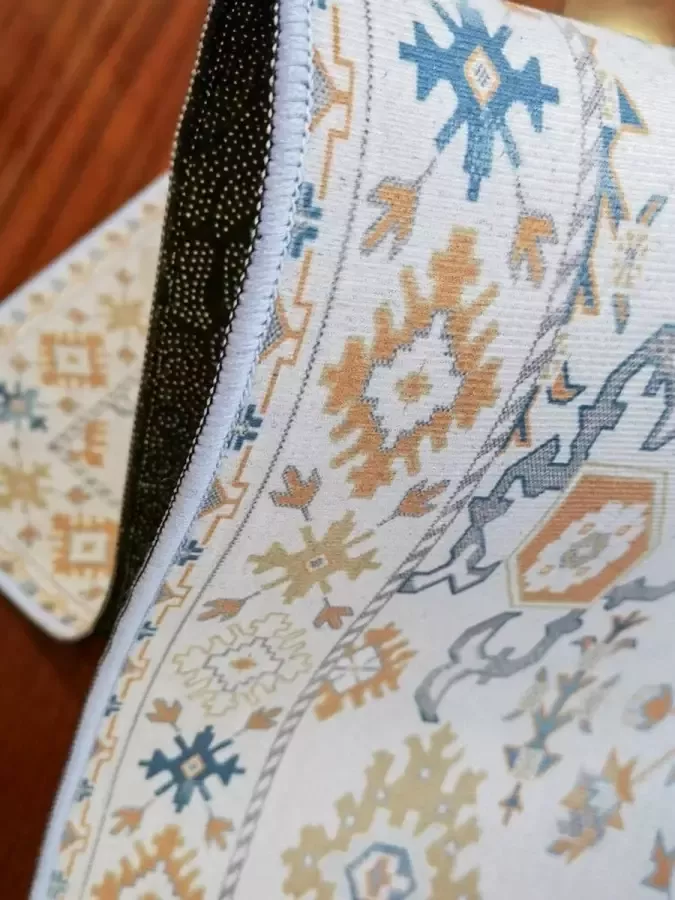 Antislip Vloerkleed Met Geometrische Print