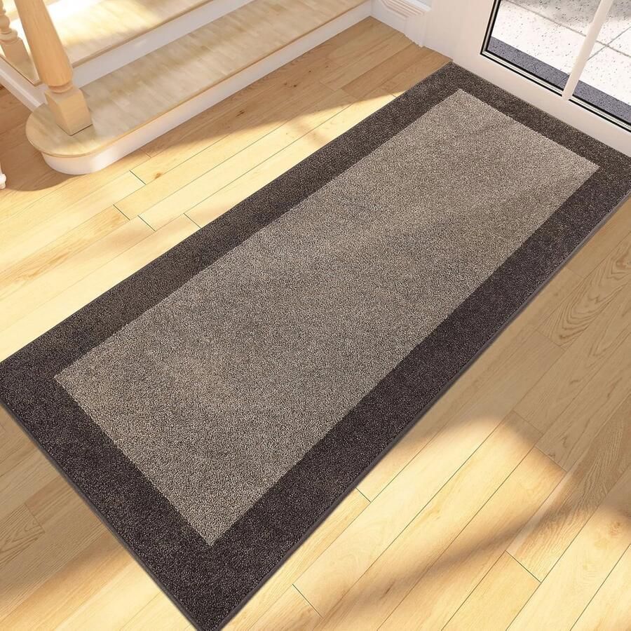 Antislip Vuilvangmat voor Binnen Machinewasbare Entreekleed 60 x 210 cm