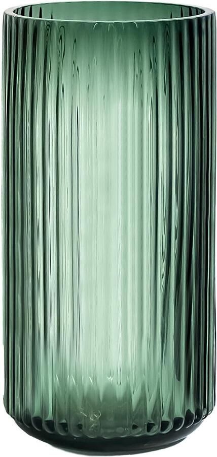 Aoderun geribbelde glazen vaas 7 5 inch voor woonkamer eetkamer salontafel keuken kantoor plank Bruiloftsfeestdecoratie