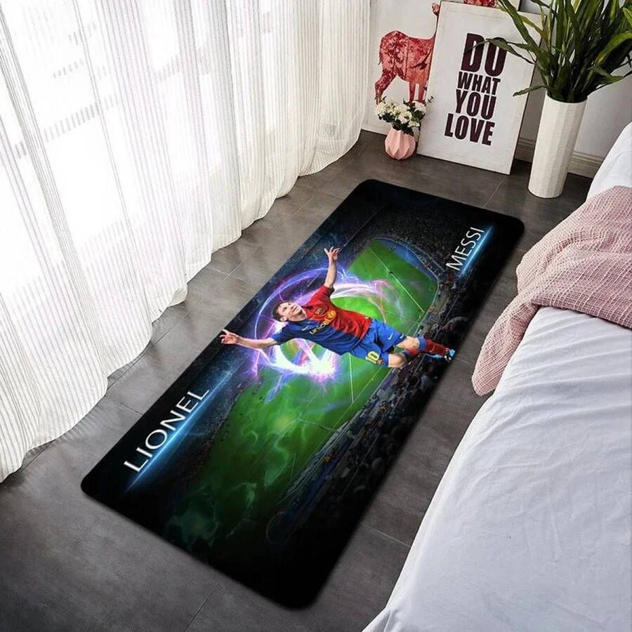 Apijt voetbal tapijt Voetbal tapijt kinderen Tapijt kinderen Tapijt slaaplkamer Kindertapijt 60x180cm