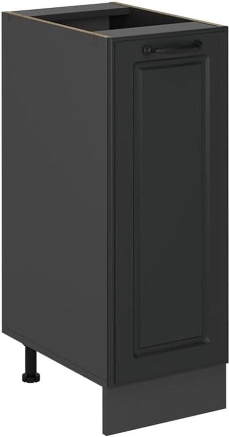 Apothekerskast 30 cm Antraciet Landhuis Keukenvloer Design