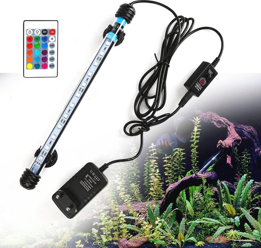 Aquarium LED-verlichting 5W RGB IP67 Waterdicht voor Aquariumplanten