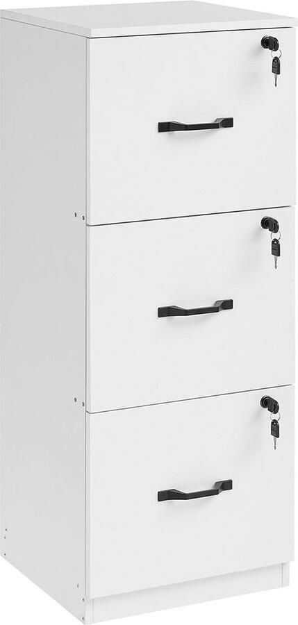 Rootz Living Rootz Archiefkast van spaanplaat Kantoororganisator Opbergeenheid Gewichtscapaciteit 50 kg 40 cm x 41 cm x 103 cm