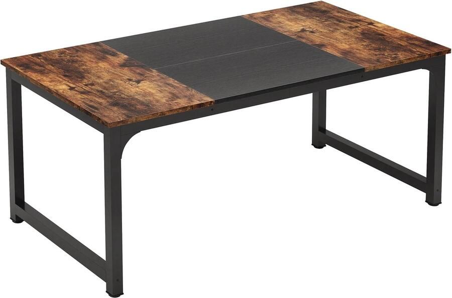 PolderGoods Computer tafel Modern computerbureau 180x80x75cm Vintage zwart