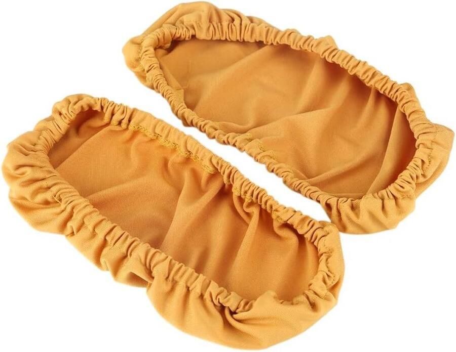 Armhoes voor stoel bureaustoel polyester armleuning elastisch bescherming 1 paar goud