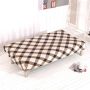 Armless Sofa Bed Cover Vintage Check Printing Couch Sofa Hoes Futon Cover 3-zits Elastische Volledige Opvouwbare Bank Sofa Cover past Opvouwbare Sofa Bed zonder Armsteunen 80 x 50 in - Thumbnail 2