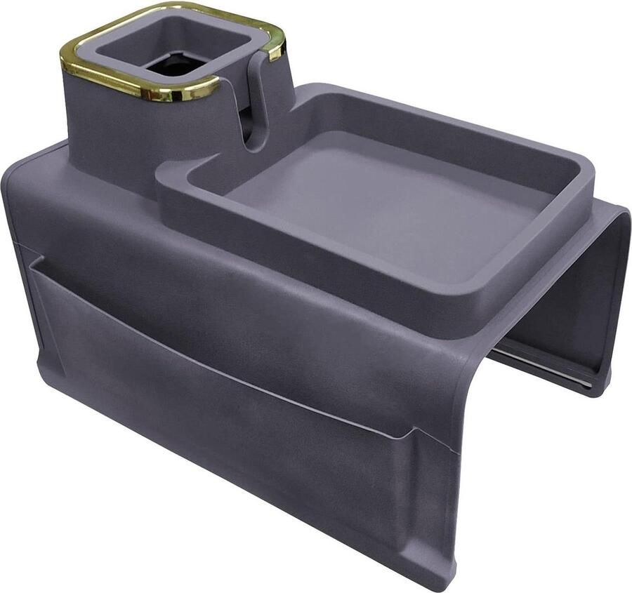 Armleuning Dienblad Bank Sofa Drankhouder Antislip Sofatablet Dienblad Bank Houder Afstandsbediening Houder Armleuning Organizer Bank Tafel Met Bekerhouder Voor Couch Stoel Recliner Grijs