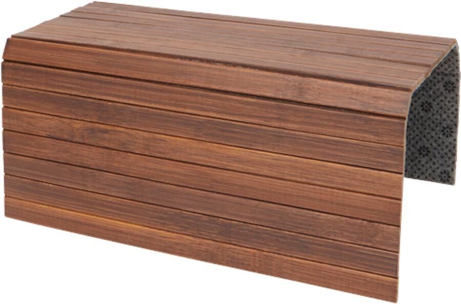Armleuning dienblad BENCHIE Dark Bamboe 42 x 33 x 0.55 cm Flexibele armleuning Armrest Tray