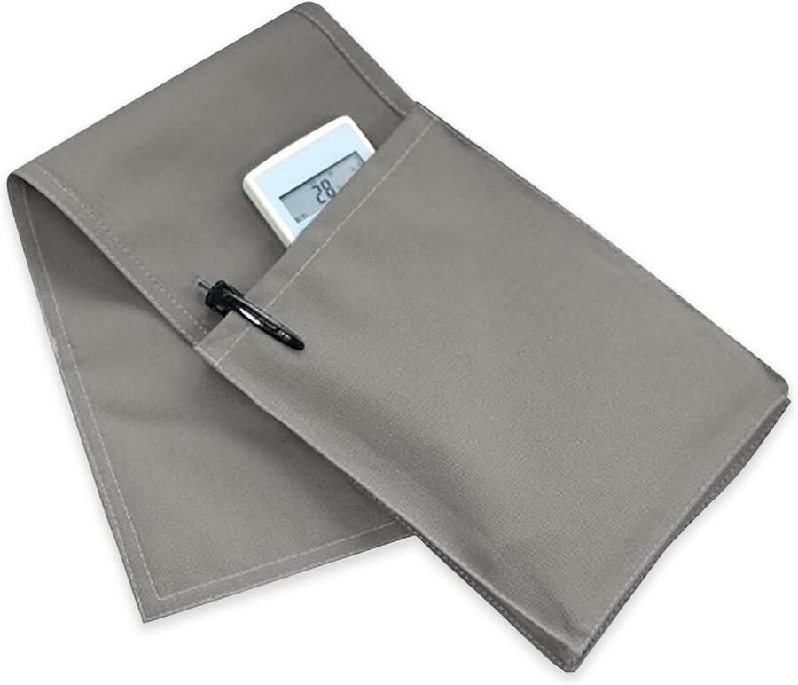 Armleuning-organizer voor bank tv-afstandsbediening houder opbergtas voor bank of stoel bed opbergen van afstandsbedieningen mobiele telefoons en pennen (grijs)